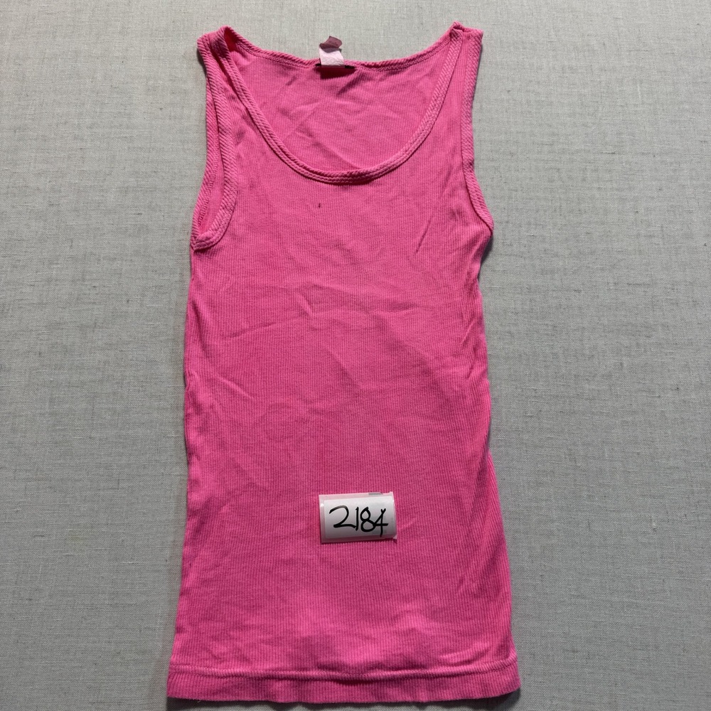 Unbranded Ribbed Tank Top Womens Sz S Pink New Without Tags